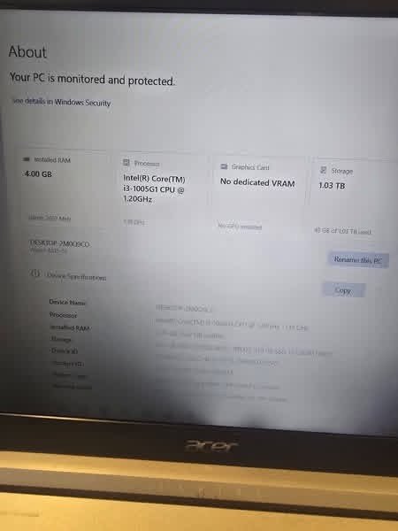 Laptop for sale