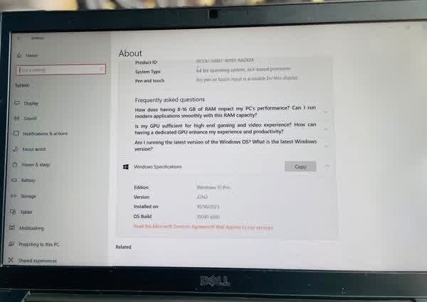 Laptop for sale
