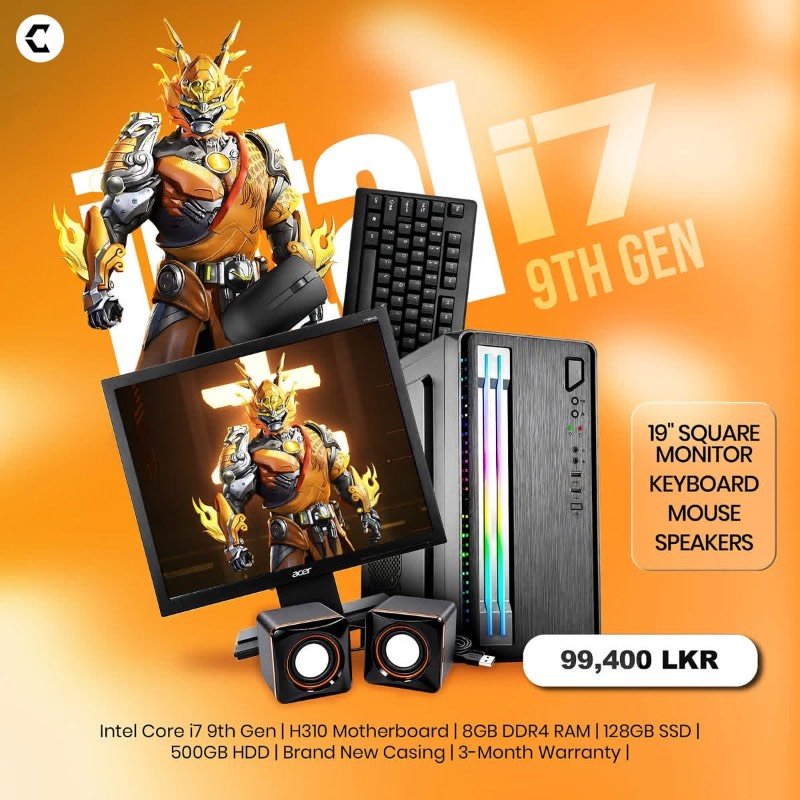 Intel i7 9th gen computer
