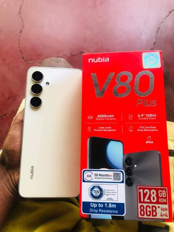 Nubia v80 + for sale