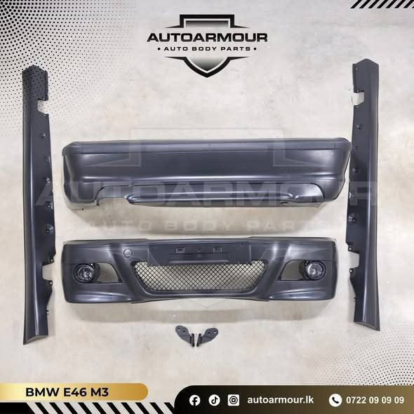 BMW E46 M3  Front & Rear Bumper Complete bodyKit With Side Skirts